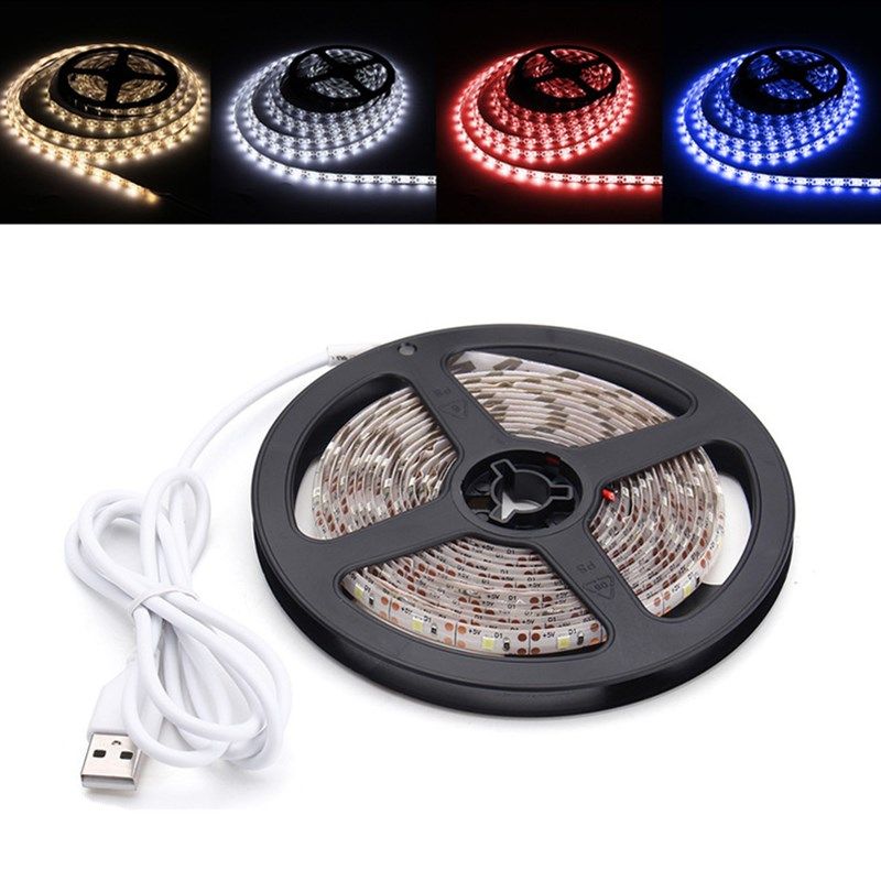3M-Pure-White-Warm-White-Red-Blue-2835-SMD-Waterproof-USB-LED-Strip-Backlight-for-Home-DC5V-1212717