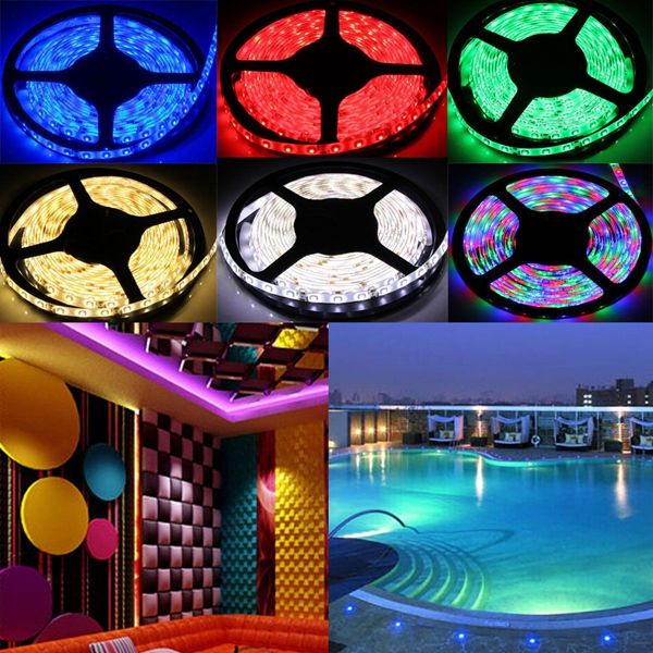 4M-DC12V-576W-240-SMD-5050-Waterproof-RedBlueGreenWhiteWarm-WhiteRGB-Flexible-LED-Strip-Light-1037089