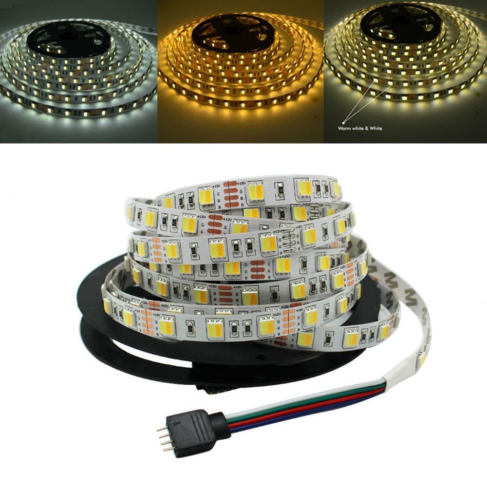 5M-5050-SMD-Double-Color-Temperature-Adjustable-White-Warm-White-Non-waterproof-LED-Flexible-Strip-L-1155682