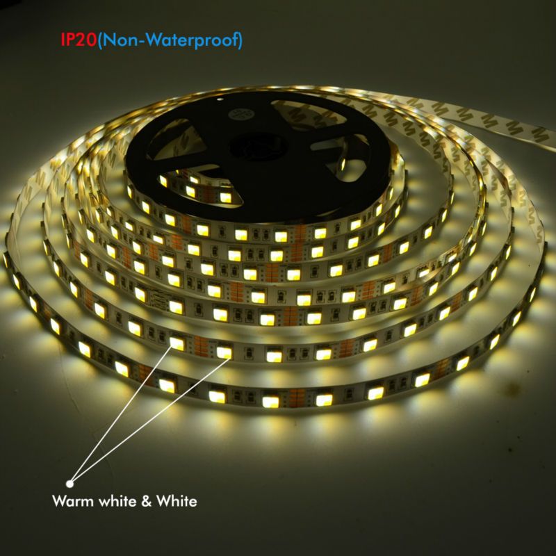 5M-5050-SMD-Double-Color-Temperature-Adjustable-White-Warm-White-Non-waterproof-LED-Flexible-Strip-L-1155682