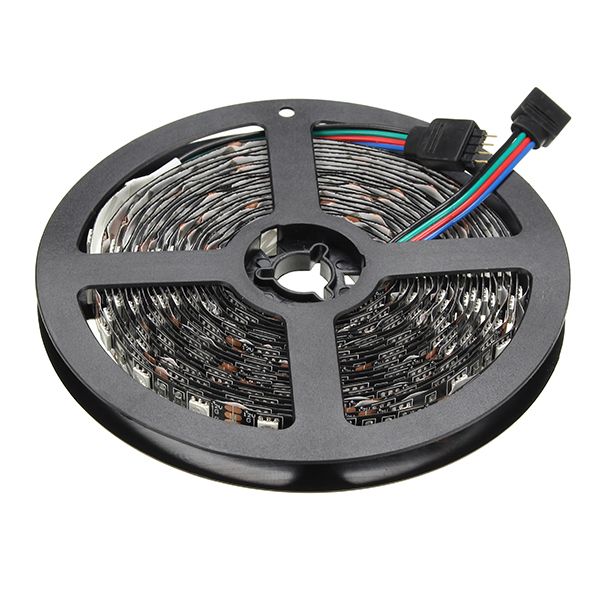 5M-72W-Black-PCB-SMD-5050-Non-Waterproof-RGB-300-LED-Strip-Light-Lamp-For-Decor-Lighting-DC-12V-1085640