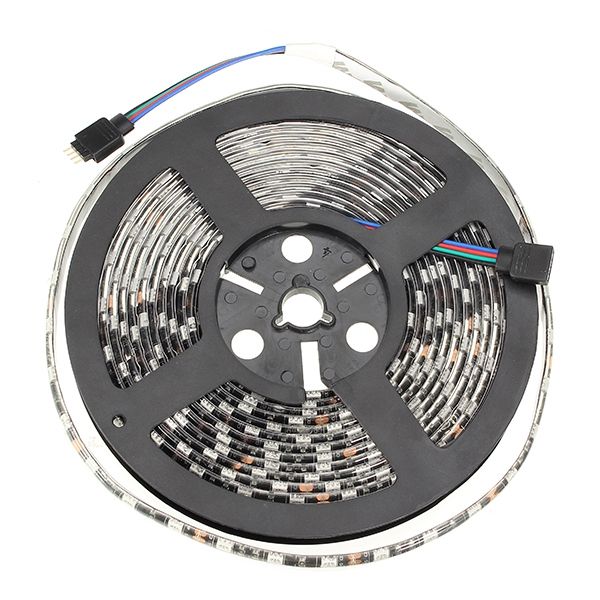 5M-72W-Black-PCB-SMD-5050-Waterproof-IP65-RGB-300-LED-Strip-Light-Lamp-For-Decor-Lighting-DC-12V-1085639