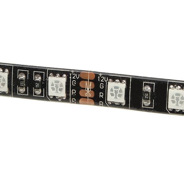 5M-72W-Black-PCB-SMD-5050-Waterproof-IP65-RGB-300-LED-Strip-Light-Lamp-For-Decor-Lighting-DC-12V-1085639