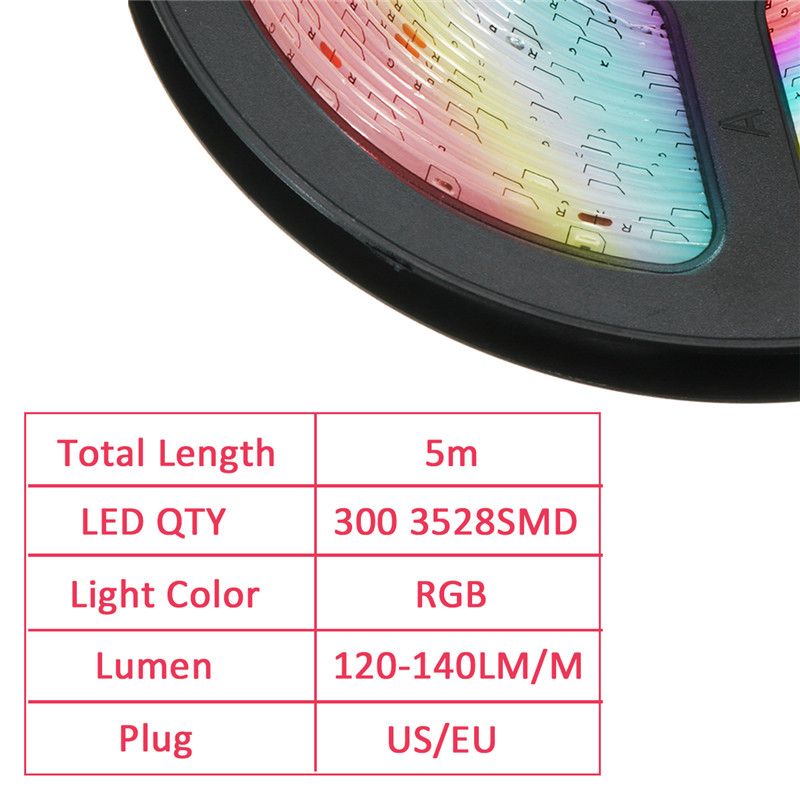 5M-RGB-3528SMD-Not-waterproof-LED-Strip-Lights--44-Keys-Remote-Control-US-EU-Power-DC12V-1277752