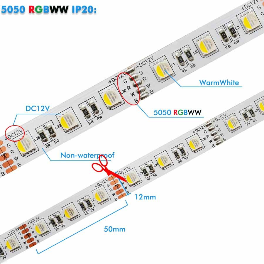 5M-RGBW-RGBWW-4-In-1-SMD5050-300LEDs-Strip-Light-Non-waterproof-Indoor-Use-DC12V-1155159