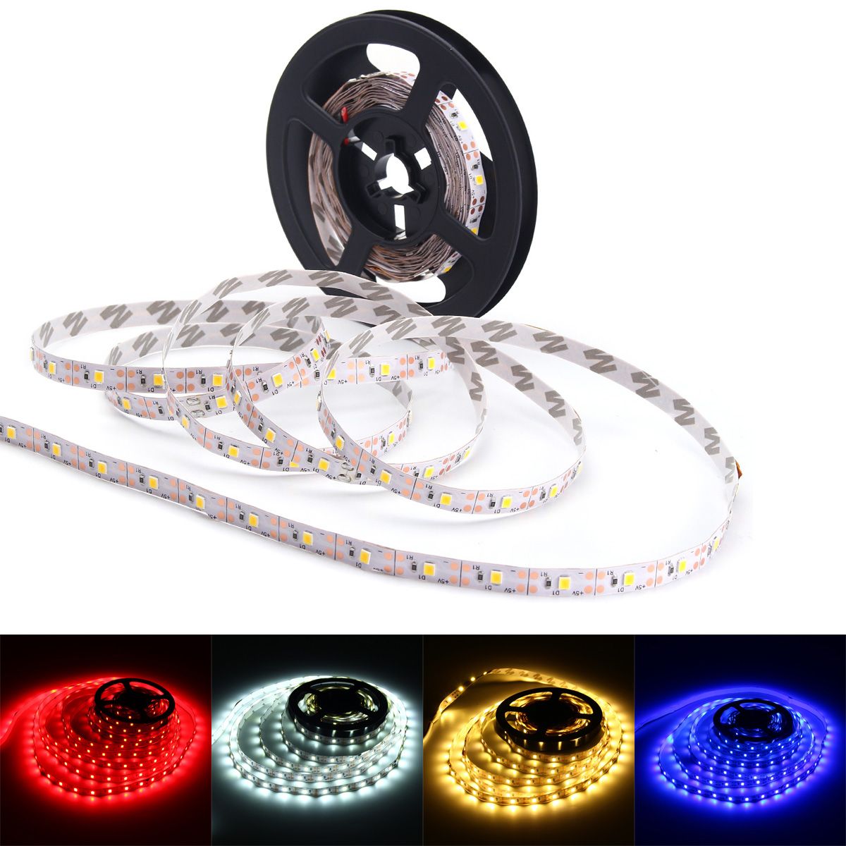 5M-SMD2835-USB-LED-Strip-TV-Light-PC-Backlight-Non-waterproof-for-Home-Decor-DC5V-1197569