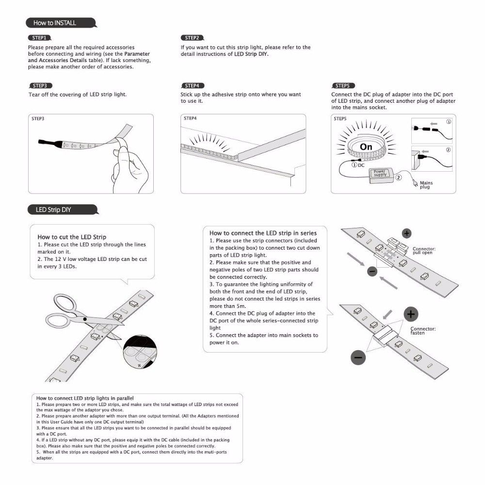 5M-SMD3014-Waterproof-High-Brightness-DC12V-1020LEDs-Strip-Light-DIY-Home-Lamp-1150968