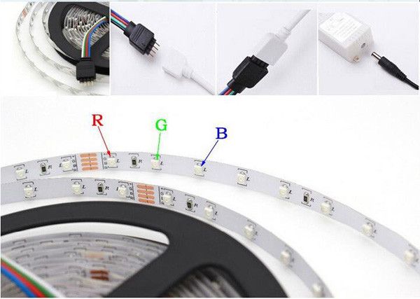 5M-SMD3528-Non-waterproof-RGB-300-LED-Strip-Light-Flexible-String-Lamp--44-Keys-Controller-DC12V-1105633