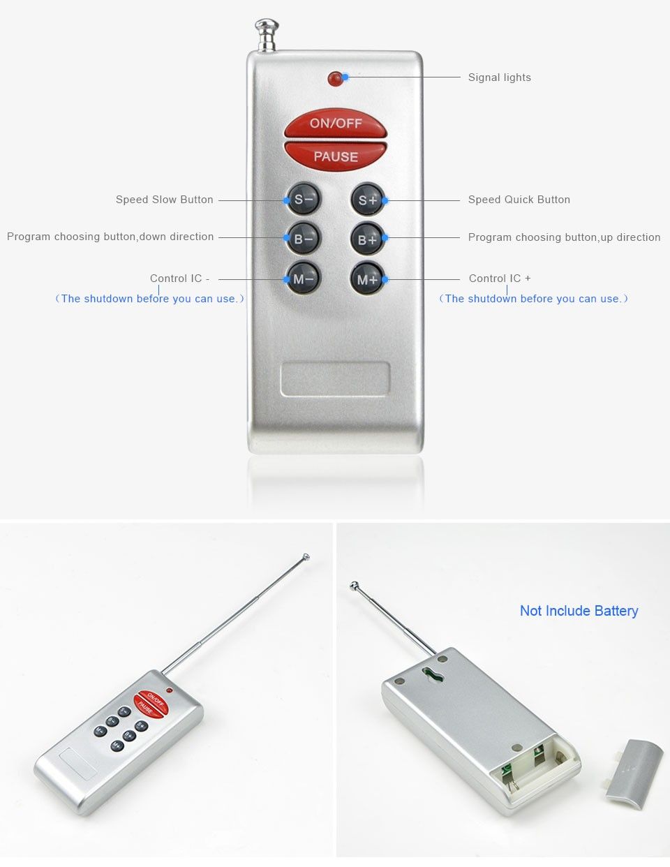 5M-SMD5050-IC6803-RGB-Remote-Control-Waterproof-LED-Strip-LightRF-ControllerPower-Adapter-DC12V-1149957