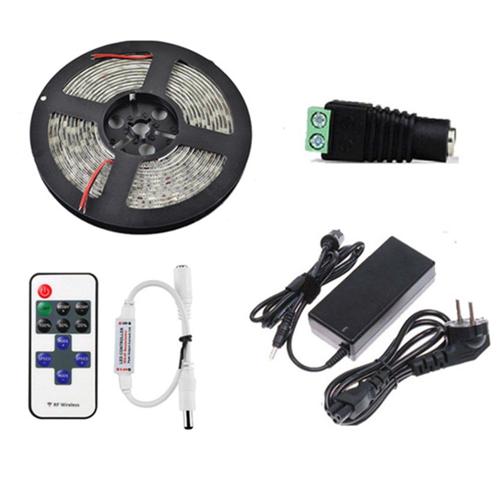 5M-SMD5050-Waterproof-11-Keys-Remote-Control-300LEDs-Strip-Light5A-Adapter-Kit-DC12V-1218537