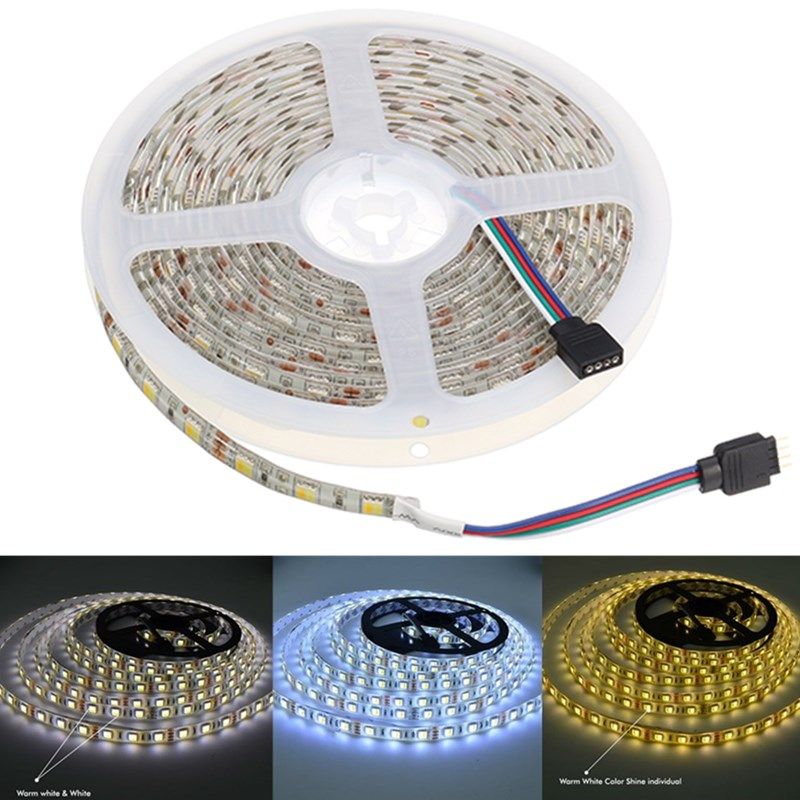 5M-SMD5050-Waterproof-300LEDs-Double-Color-Temperature-Warm-WhitePure-White-Flexible-Strip-Light-DC1-1161707