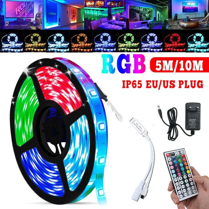 5M10M-Waterproof-String-Light-5V-USB-Tape-Strip-Lamp-RGB-20-Colors--IR-Remote-1763834
