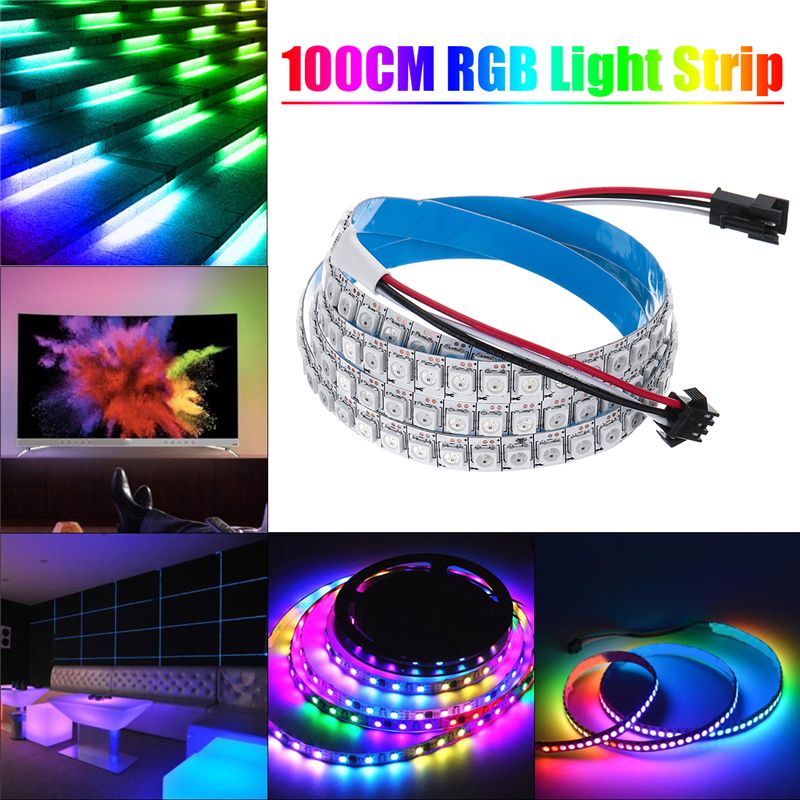 DC5V-1M-144LED-WS2812B-5050SMD-Built-In-IC-IP20-RGB-LED-Strip-Light-for-Indoor-KTV-Hotel-Bar-Home-1509719