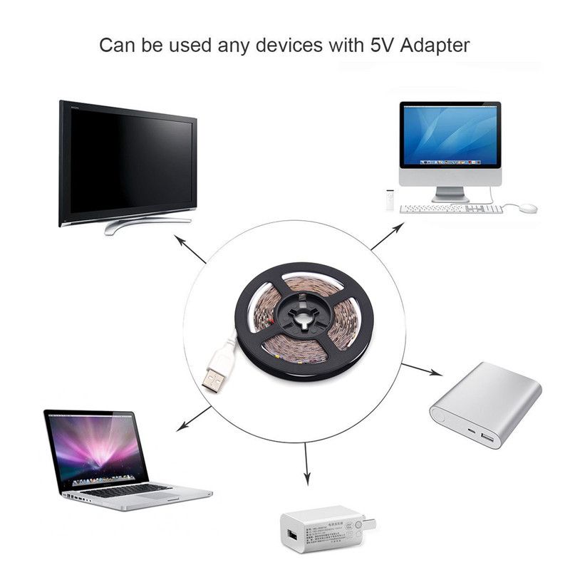 DC5V-5M-USB-2835-SMD-Pure-White-Warm-White-Red-Blue-Waterproof-LED-Strip-TV-Backlight-1212510