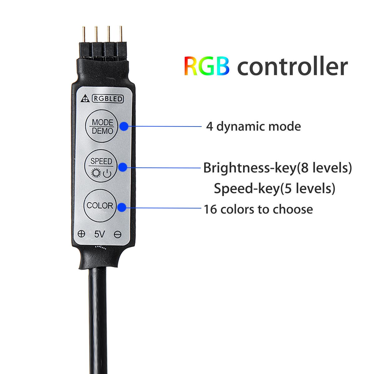 DC5V-USB-Powered-SMD5050-RGB-Color-Change-LED-Strip-Light--Computer-TV-Backlight-Kit-1343815