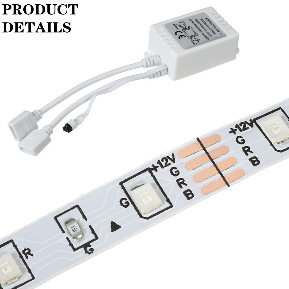 LED-Strip-Non-Waterproof-2A-Power-Supply-101520m-Double-Sided-35-Copper-12V-44-key-Optional-Plug-Mul-1768683