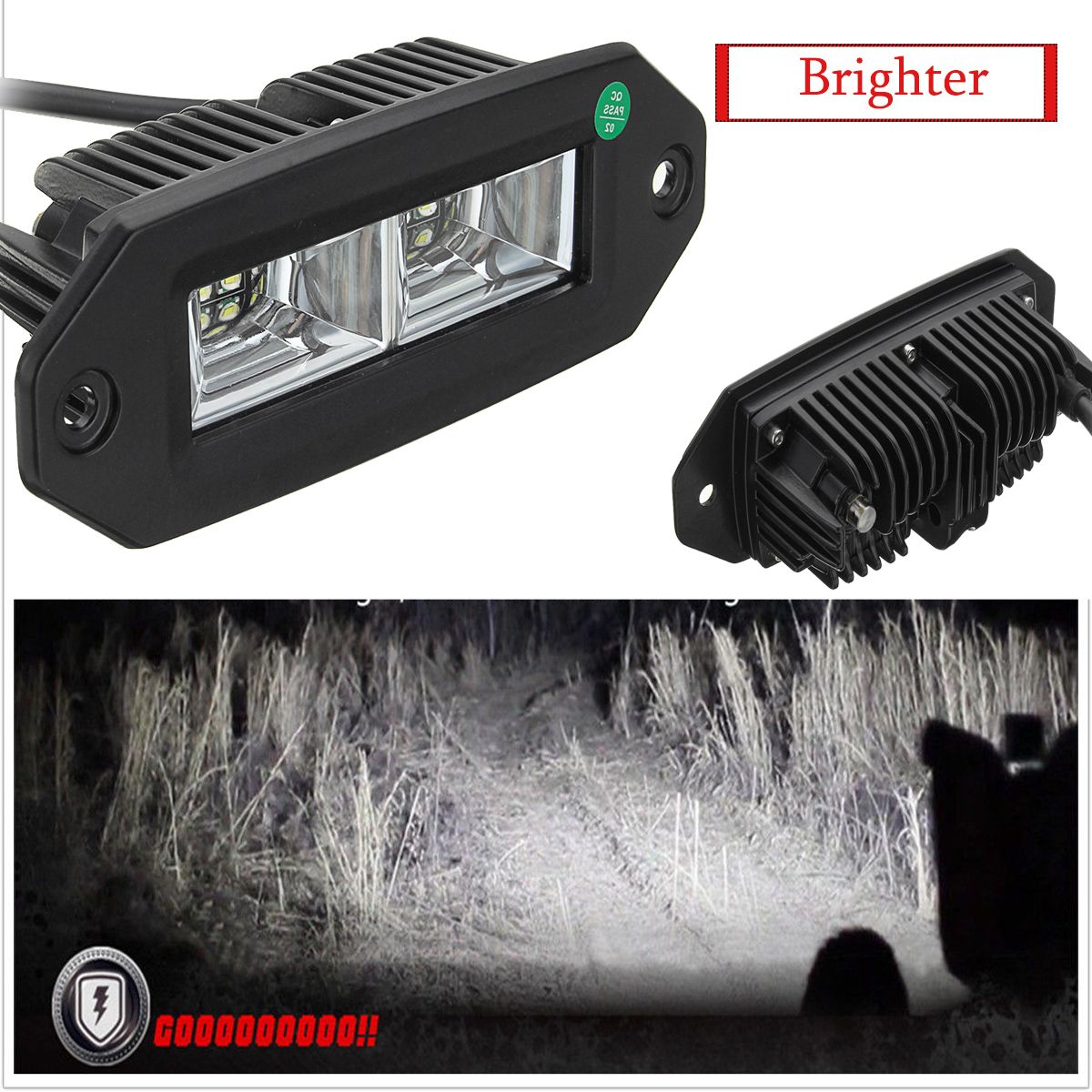 1pcs-40W-IP67-6000K-White-Flush-Mount-LED-Flood-Work-Light--for-Jeep-Off-Road-SUV-ATV-Pickup-1292368