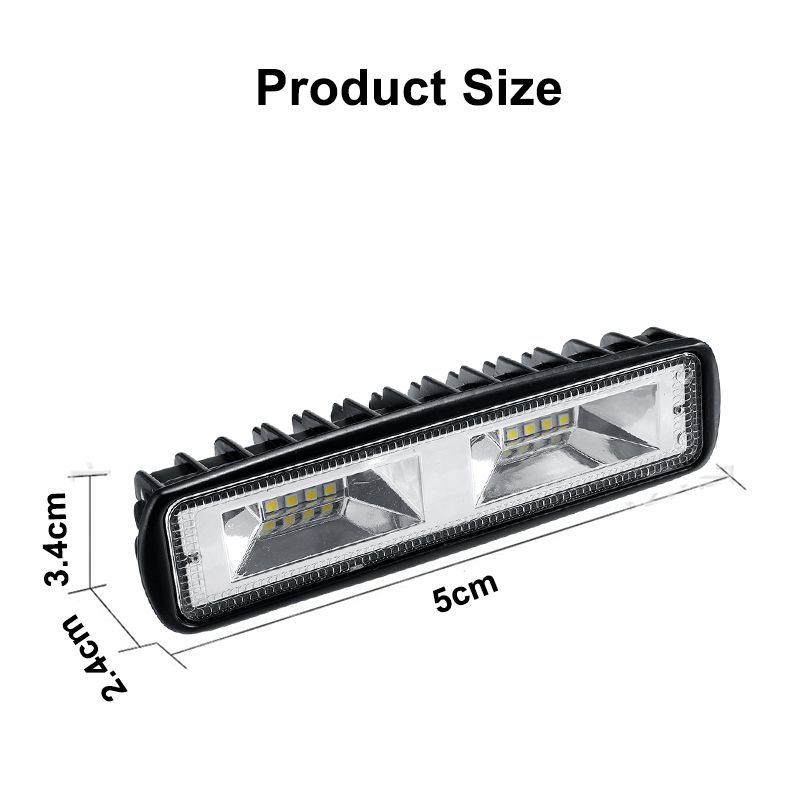 2Inch-48W-16LED-Work-Light-Bar-Spotbeam-Driving-Fog-Lamp-White-1224V-for-Off-Road-Vehicle-SUV-ATV-1637210