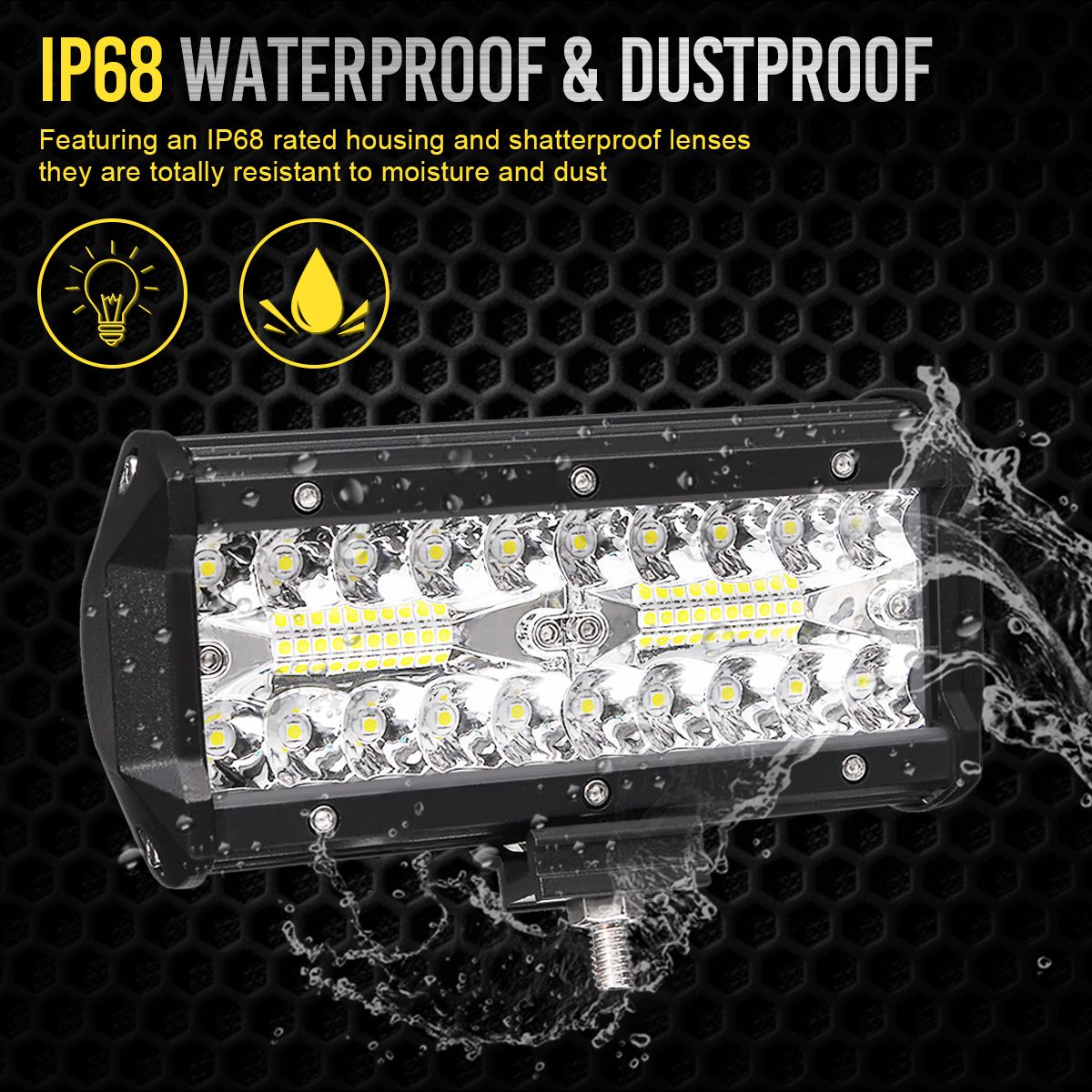 2PCS-7-Inch-120W--LED-Light-Bar-24000lm-Spotlight-Flood-Off-Road-Driving-4WD-SUV-1725985