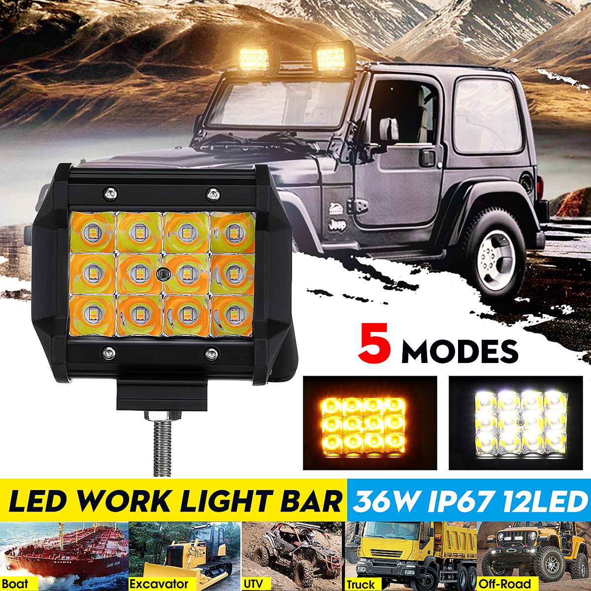 35Inch-36W-LED-Work-Light-Bar-Strobe-Flash-Lamp-WhiteAmber-Dual-Color-10-30V-for-Offroad-Truck-SUV-A-1662236
