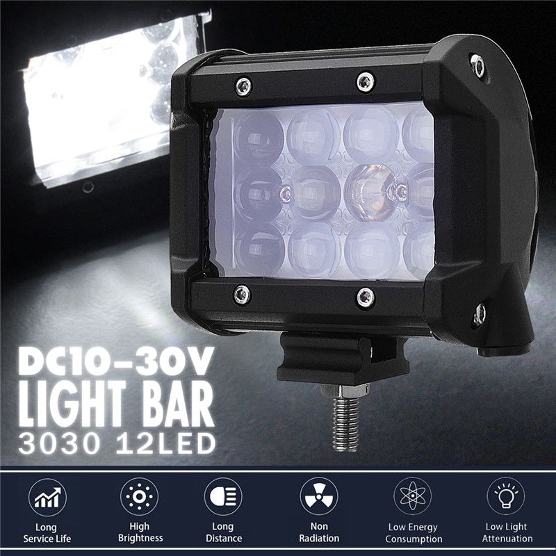 4-Inch-36W-2160LM-LED-Work-Light-Bar-Spot-Beam-Driving-Fog-Lamps-for-Offroad-ATV-DC10-30V-6000K-1350434