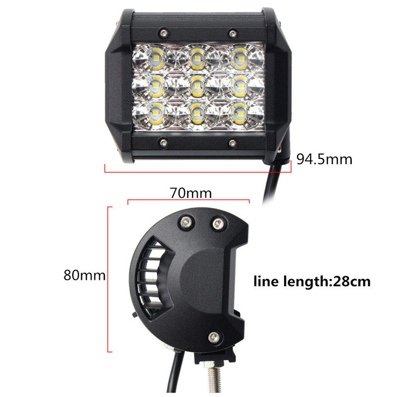 4-Inch-LED-SpotFlood-Beam-Work-Light-Bar-DC10-30V-27W-2295LM-6000K-for-Off-Road-Vehicle-Truck-Boat-1187717