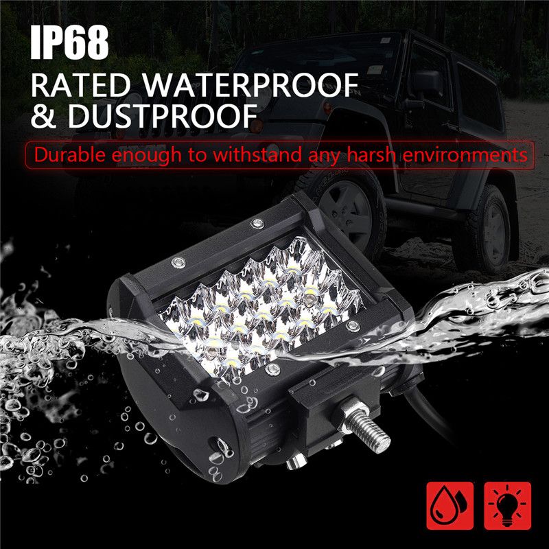 4Inch-LED-Work-Light-Bar-Spot-Beam-Fog-Lamp-10-30V-72W-White-2PCS-for-Offroad-SUV-Truck-1230618