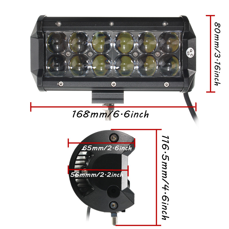 7-Inch-60W-12-SMD-LED-Work-Light-Bar-Spot-Beam-Light-Driving-Fog-Lamp-6000K-White-For-DC10-30V-ATV-O-1013950