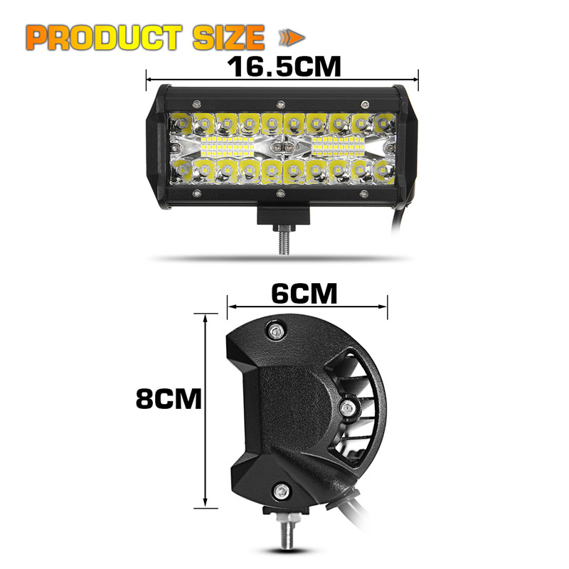 7-Inch-Tri-Row-40W-LED-Work-Light-Bars-Flood-Spot-Combo-Beam-IP68-6000K-for-Off-Road-Truck-SUV-1351583