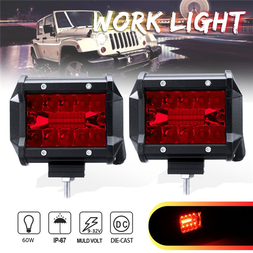 Pair-Red-4Inch-Tri-Row-60W-20-LED-Work-Light-Bar-Flood-Spot-Combo-Lamp-for-Car-Offroad-SUV-1330812