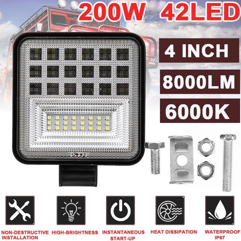 Universal-Car-LED-Work-Light-Vehicle-Spotlight-Lamp-Square-200W-6000K-8000LM-Waterproof-For-Off-road-1660017