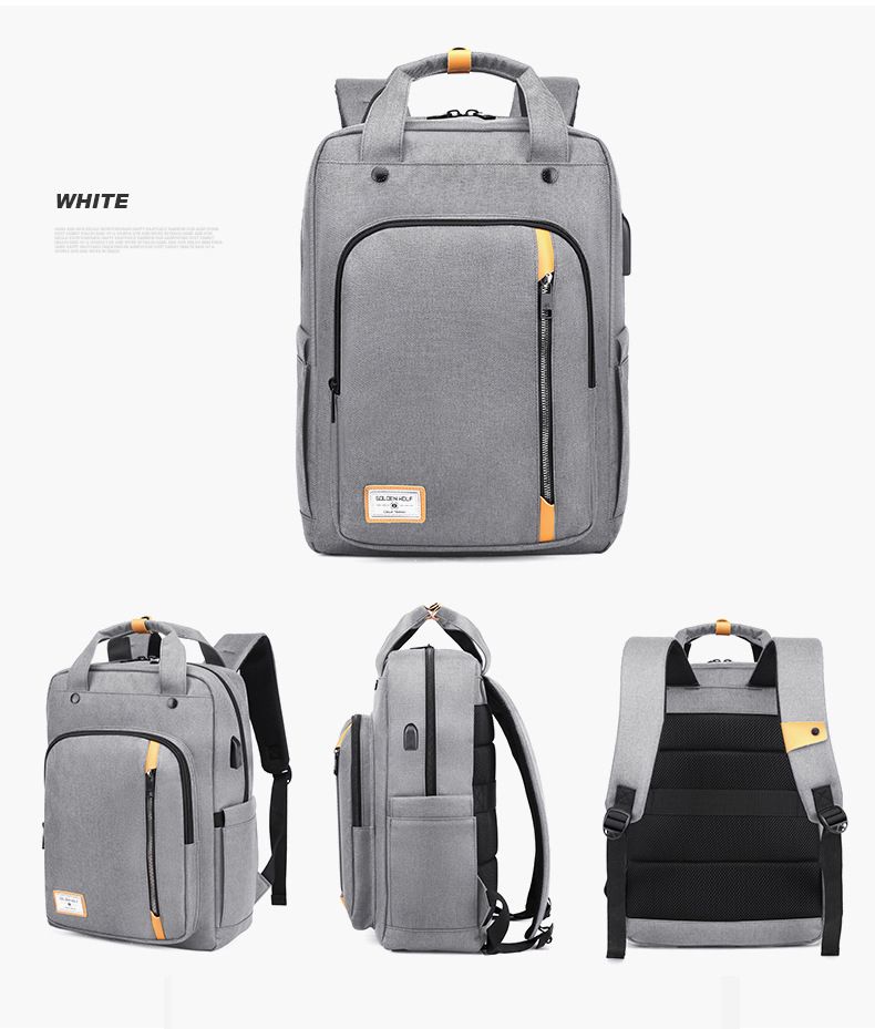 133-inch-Large-Capacity-Backpack-Waterproof-Simple-Casual-Laptop-Bag-1702182