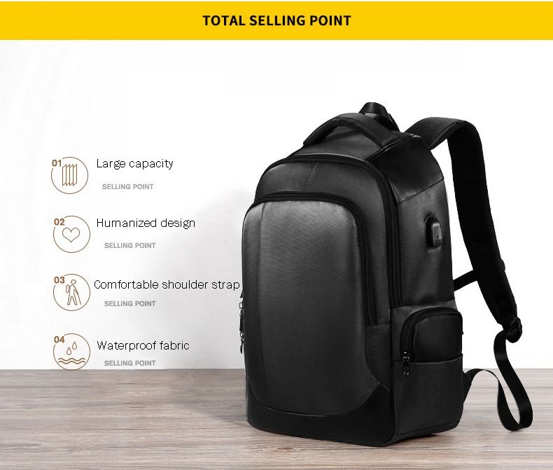 156-inch-Laptop-Backpack-Multifunction-Waterproof-Bag-with-USB-Charging-Port-For-Notebook-Travel-Pac-1748317
