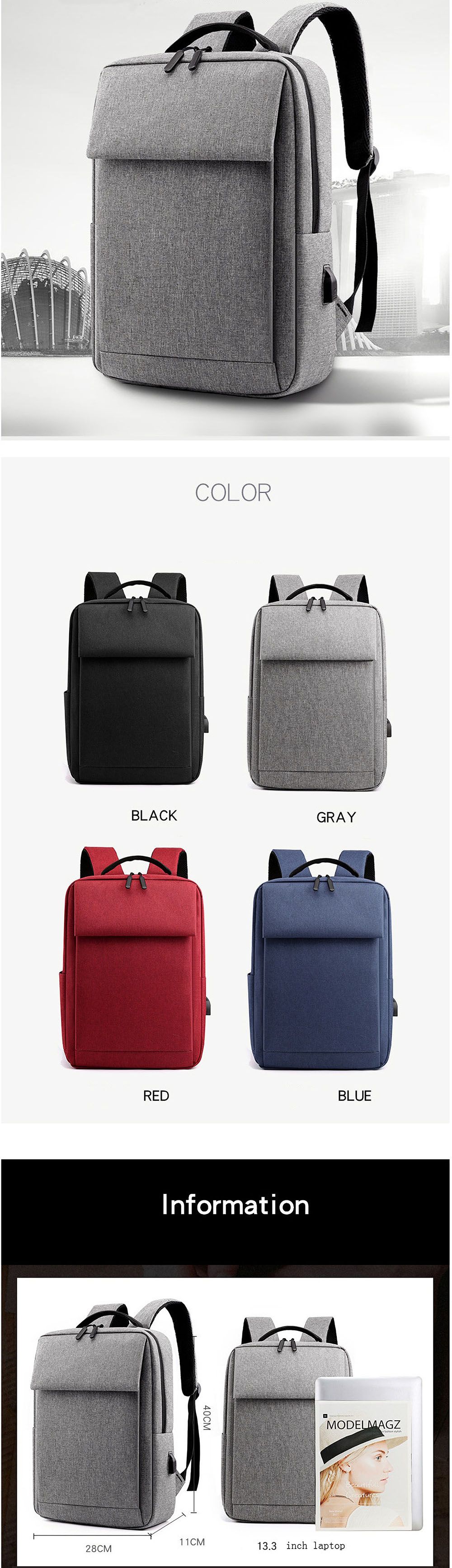 156-inch-Laptop-Bag-Backpack-with-USB-Charging-Port-Multifunction-School-Bag-Travel-Bag-Nylon-Water--1585156