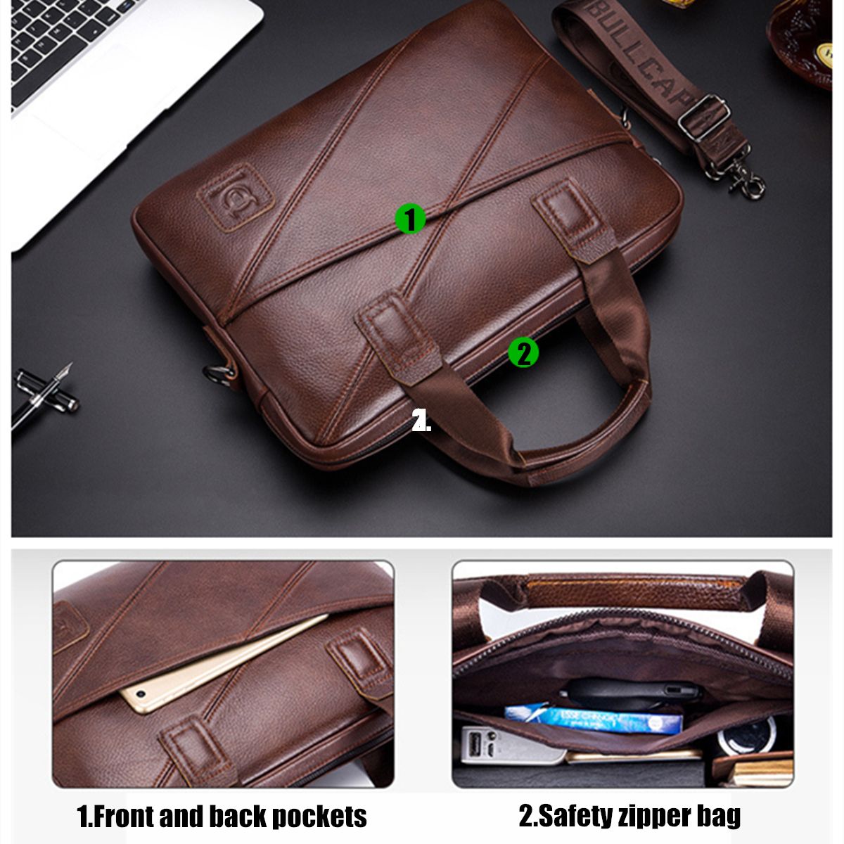 Cowhide-Business-Briefcase-Laptop-Bag-Handbag-Mens-Shoulders-Storage-Bag-Crossbody-Bag-for-15inch-No-1745108