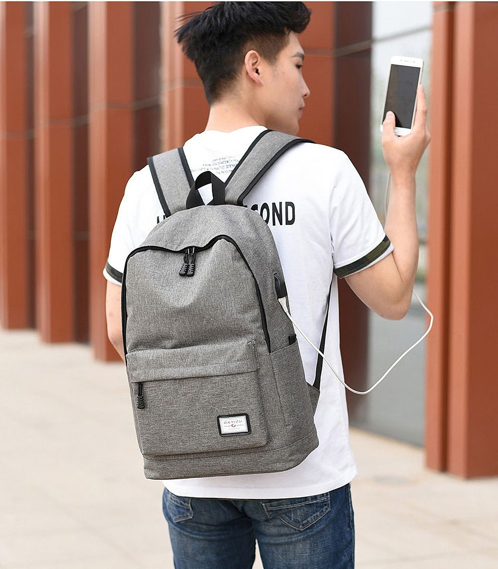 DXYIZU-USB-Charging-Backpack-Laptop-Bag-Youth-Fashional-College-Schoolag-Outdoor-Travel-Handbag-1559996