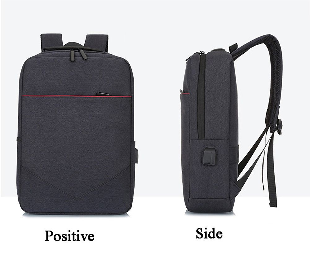 FLAMEHORSE-Laptop-Bag-Backpack-Pure-Color-Business-Casual-Backpack-USB-Charging-Travel-Shoulders-Bag-1557490