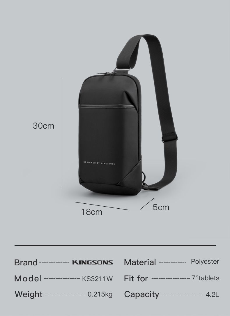 Kingsons-Anti-theft-Crossbody-Bag-with-USB-Charging-Port-Waterproof-Chest-Pack-Sling-Bag-Shoulder-Ch-1734625
