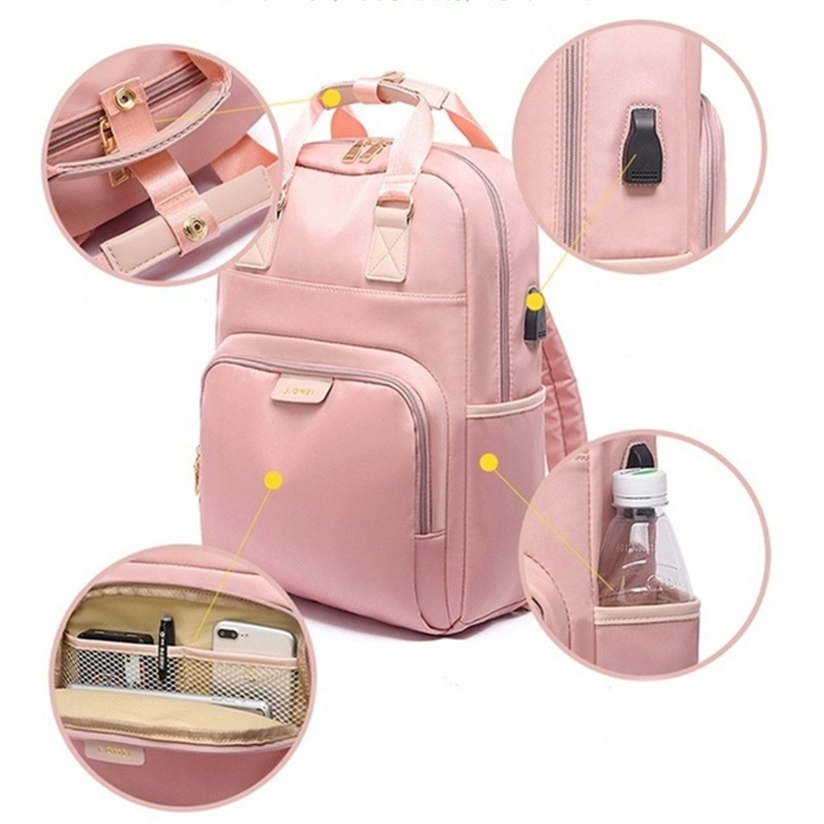 Laptop-Bag-Canvas-Backpack-Handbag-Campus-Scholbag-Multi-Functional-For-Female-1688744