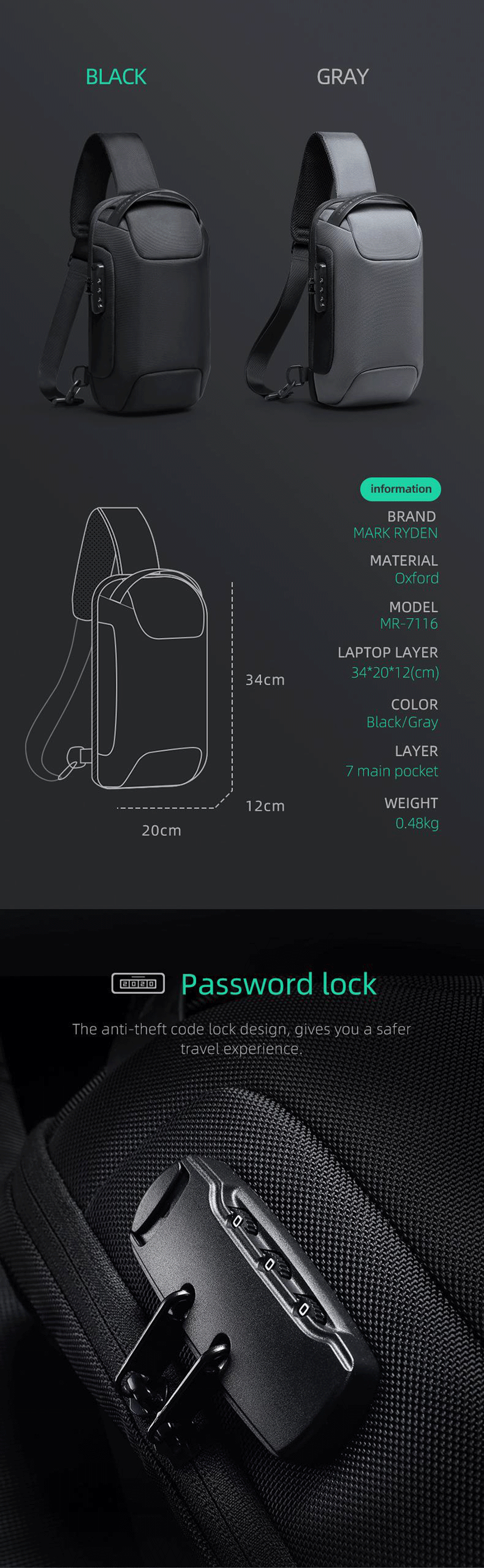 Mark-Ryden-MR7116-Anti-theft-Chest-Bag-Crossbody-Bag-Business-Bag-USB-Charging-Men-Handbag-Travel-St-1732510