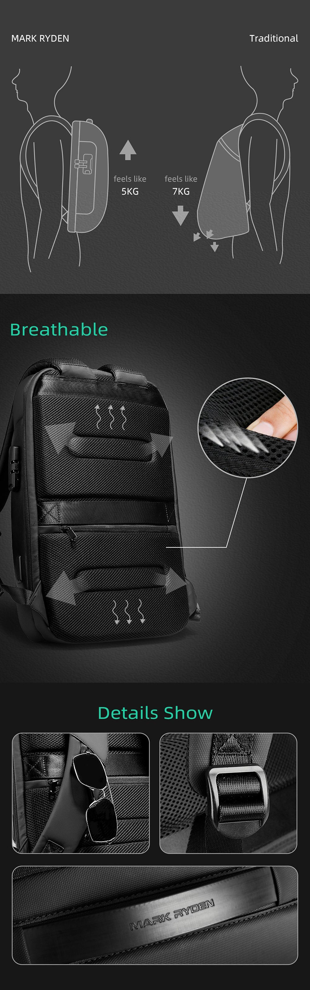 Mark-Ryden-MR9116-Anti-theft-Backpack-Laptop-Bag-Shoulder-Bag-USB-Charging-Men-Business-Travel-Stora-1732614