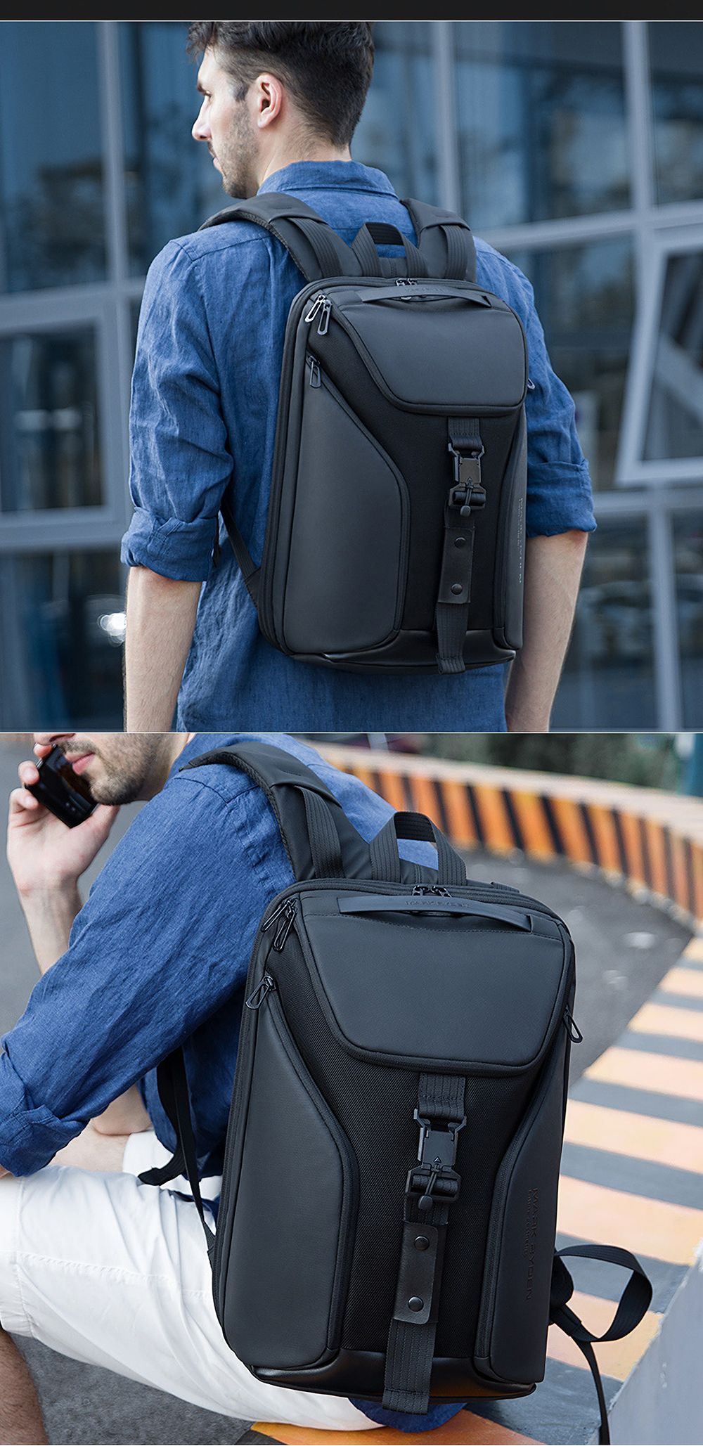 Mark-Ryden-MR9369-Business-Backpack-Laptop-Bag-Shoulder-Bag-Men-Travel-Storage-Bag-Opened-180deg--fo-1732651