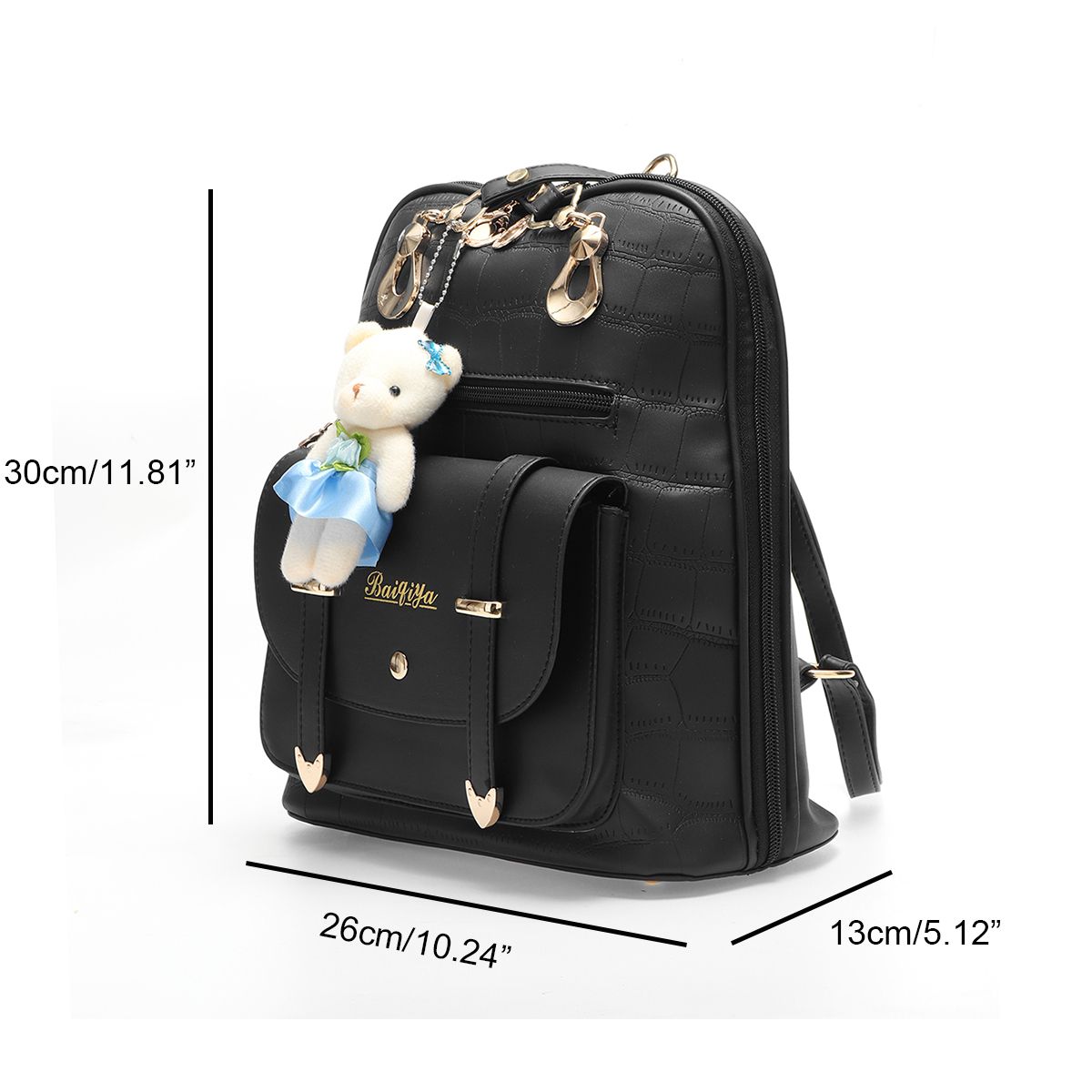 PU-Leather-Backpack-Double-Shoulder-Bag-Women-Schoolbag-Handbag-Crocodile-Pattern-with-Bear-Pendant--1756505