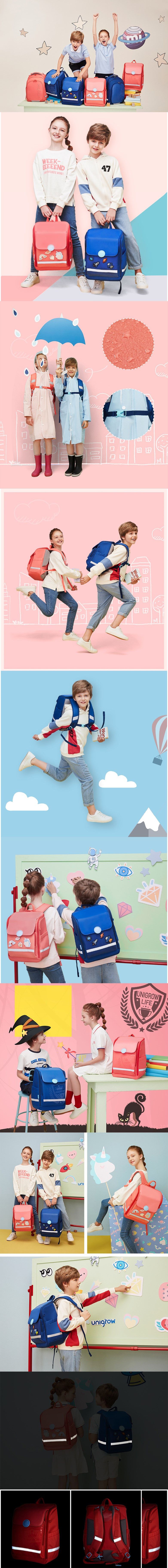 XIAOMI-YOUPIN-Large-Capacity-Students-Childrens-School-Bag-U-shaped-Shoulder-Strap-Load-reducing-Sch-1529604