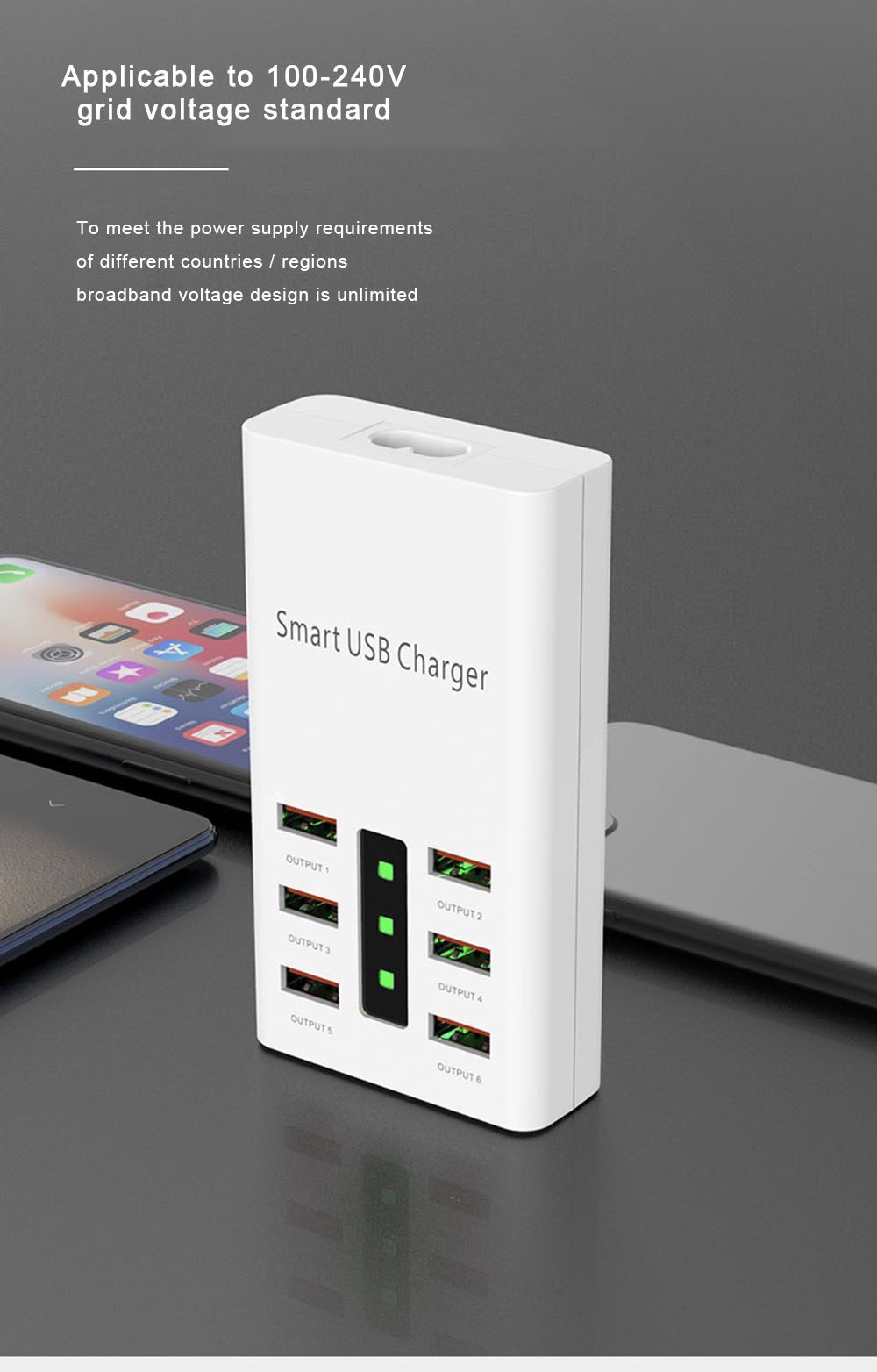 6-Port-30W-Smart-USB-Charger-Multi-Port-Power-Adapter-LED-Display-Station-Fireproof-Intelligent-Char-1729268