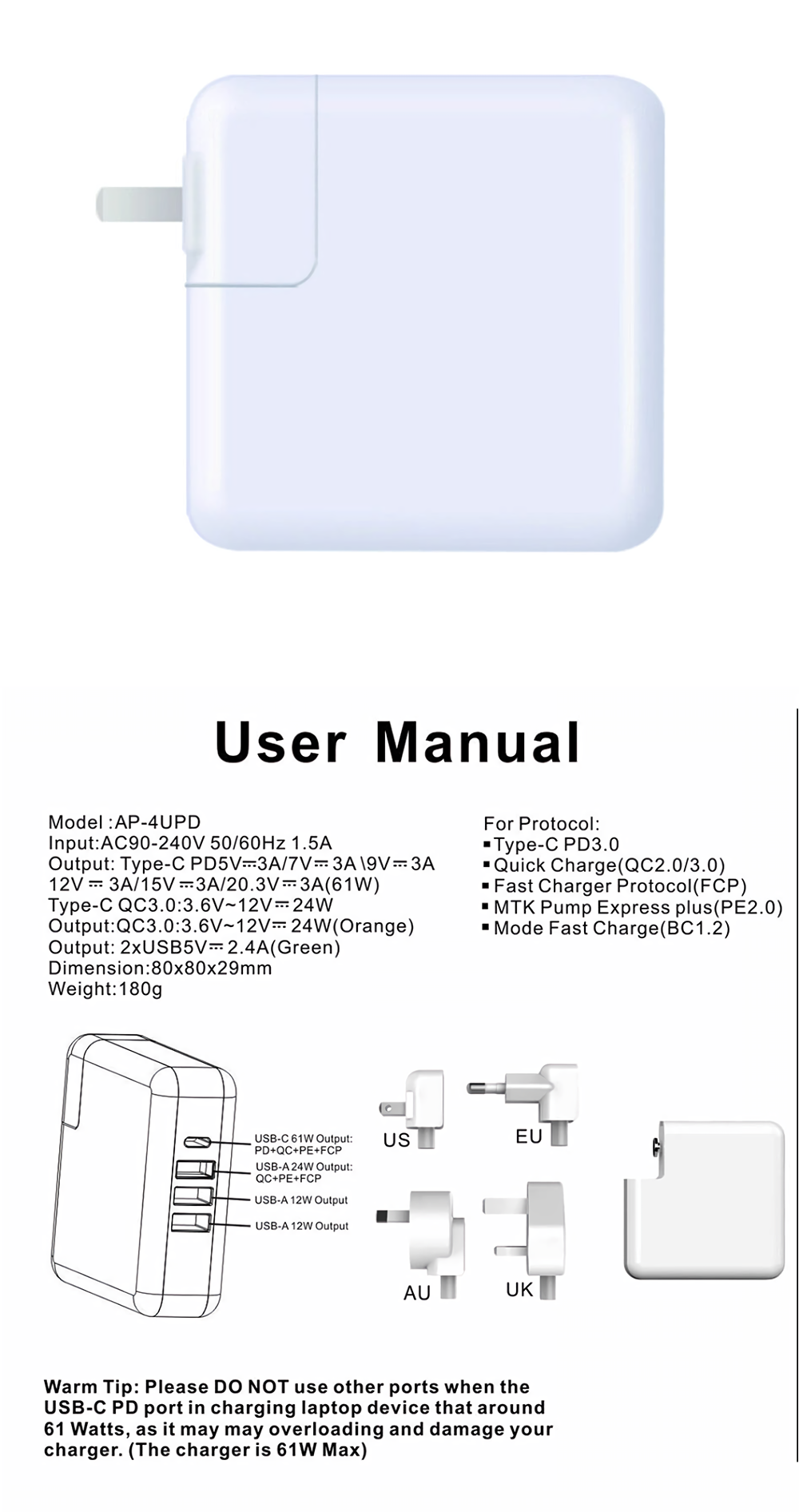 65W-Type-c-PD-QC30-USB-Fast-Charger-USB-C-Laptop-Power-Adapter-20V-3A-for--MACBOOK-PRO-Macbook-12-13-1554480