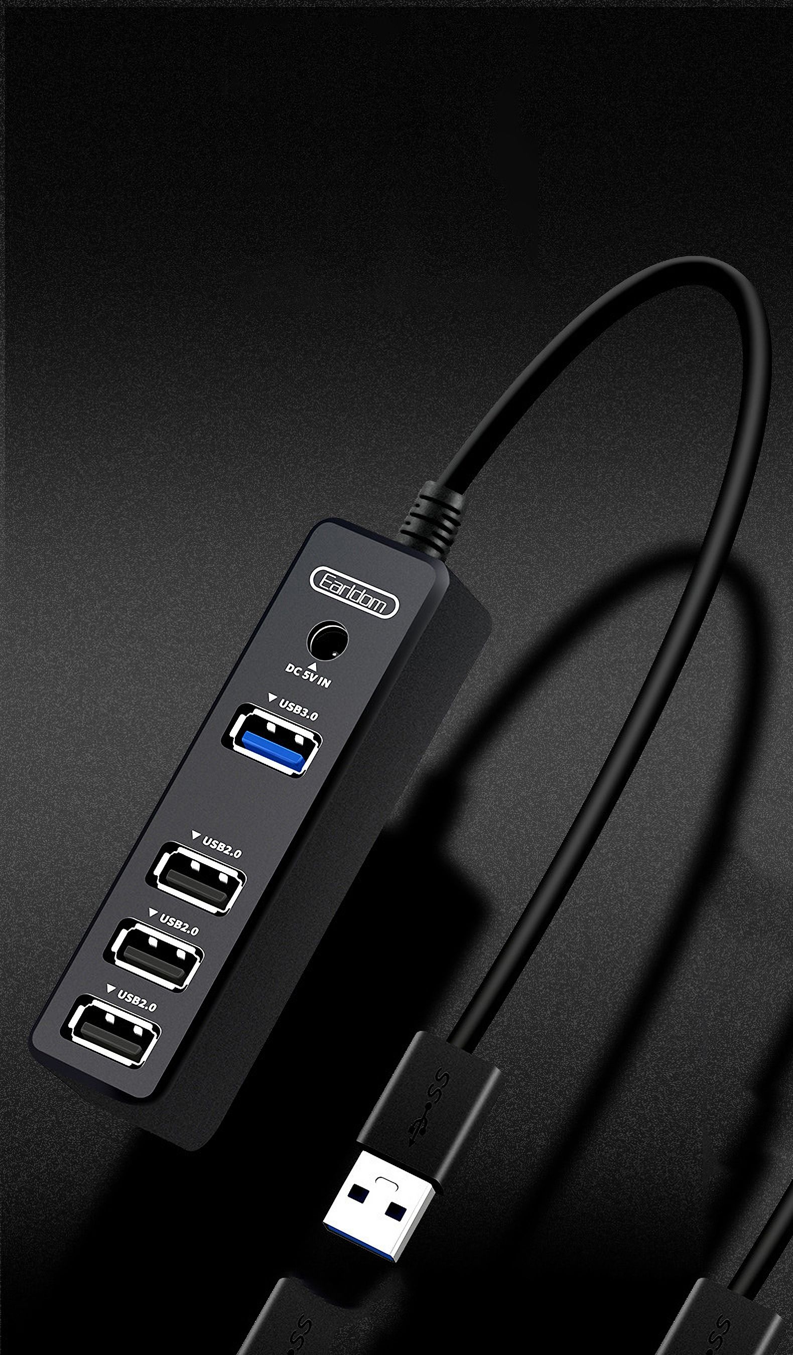 Earldom-Laptop-Docking-Station-USB30-to-3USB-20-1USB-30-Hub-Adapter-5GBits-Gigabit-Ethernet-for-PC-L-1655371