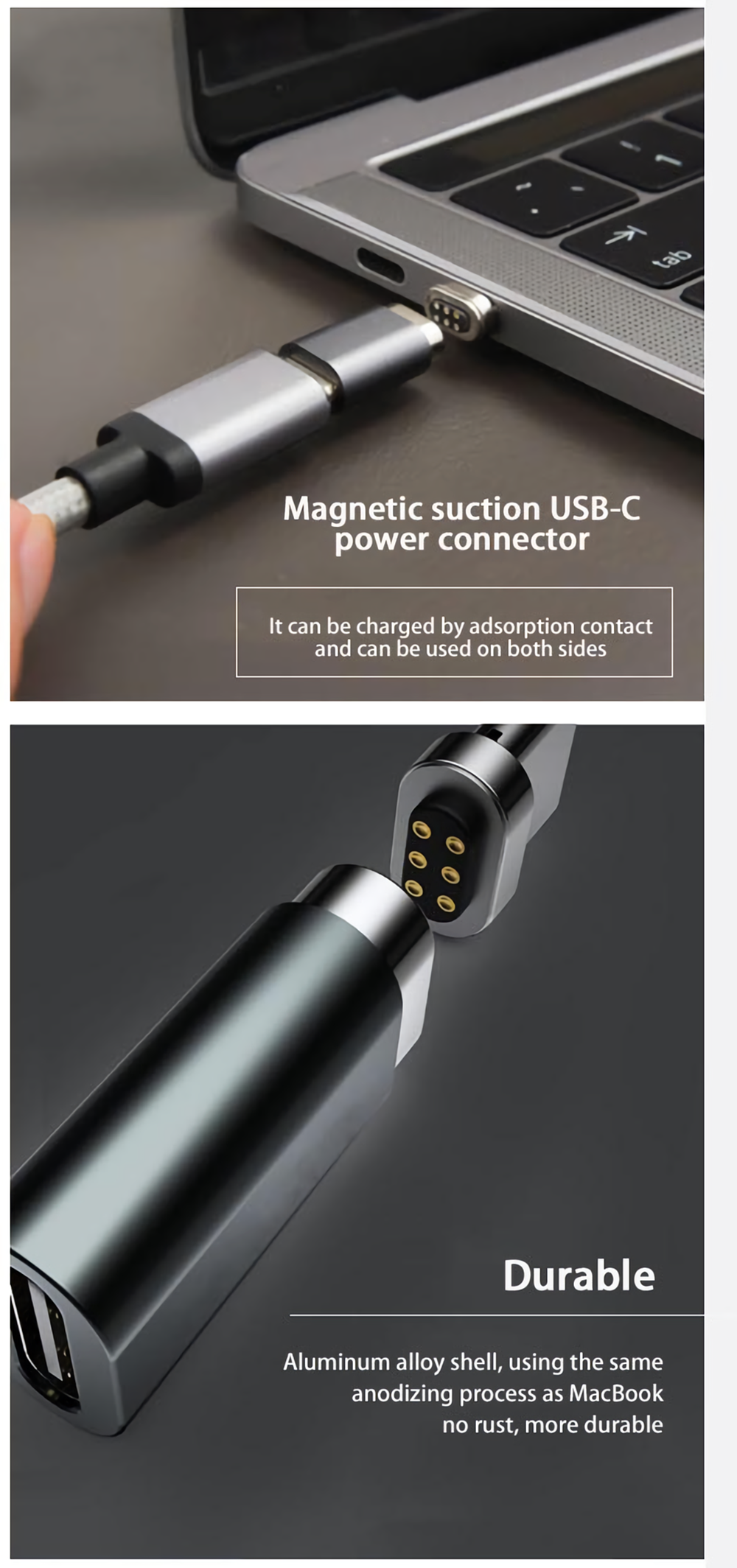 Magnetic-Suction-Type-C-Charging-Adapter-Power-Connector-USB31-Magnetic-Converter-87W-for-Apple-Huaw-1741796