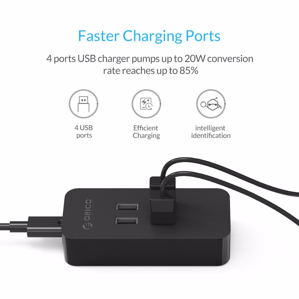 ORICO-4-Port-USB-Charger-20W-5V24A-4--Fast-Charging-Desktop-for-Laptop-Smart-Phone-1643479