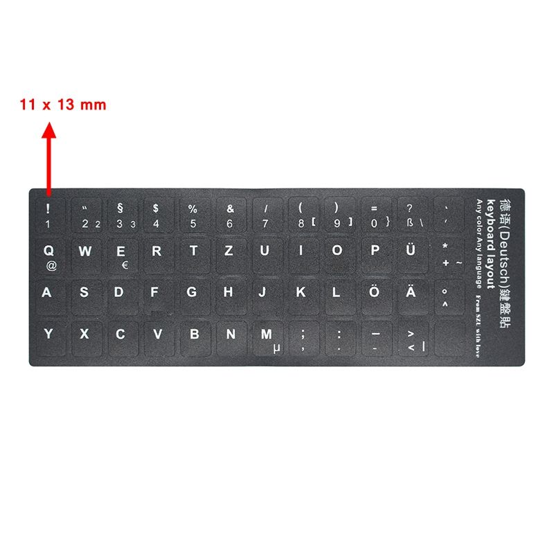 Standard-Smooth-Laptop-Notebook-Keyboard-Stickers-Russian-French-Italian-Arabic-Spanish-German-Japan-1243304